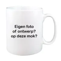 Mok met foto (wit)