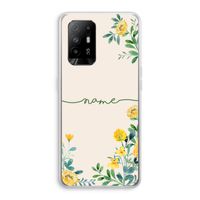 Gele bloemen: Oppo A94 5G Transparant Hoesje