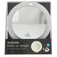 LSP Spiegels Spiegel met licht en zuignap 7x vergrotend