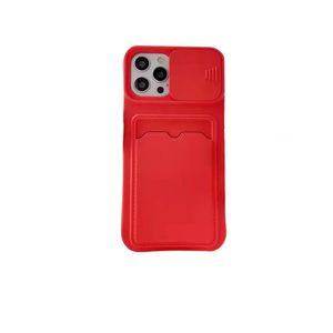 iPhone 11 hoesje - Backcover - Pasjeshouder - Portemonnee - Camerabescherming - TPU - Rood