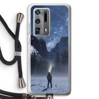 Wanderlust: Huawei P40 Pro Plus Transparant Hoesje met koord