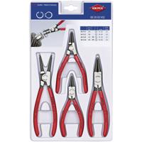 Knipex 00 20 03 V02 Precisie-borgveertang set Geschikt voor borgringen Binnen- en buitenringen 19-60 mm, 12-25 mm 10-25 mm, 19-60 mm Puntvorm Recht