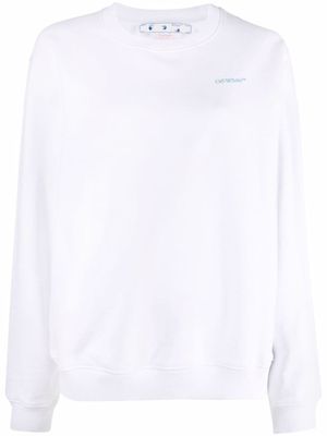 Off-White sweat à motif imprimé Arrows - Blanc
