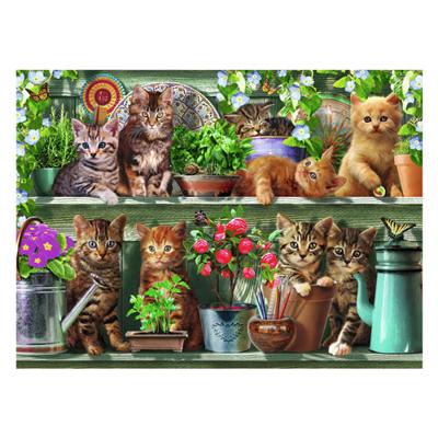 Ravensburger Legpuzzel katjes in het rek, 500st.