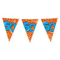 Verjaardag 50 jaar thema Vlaggetjes - Feestversiering - 10m - Folie - Dubbelzijdig Verjaardag 50 jaar thema Vlaggetjes - Feestversiering - 10m - Folie - Dubbelzijdig