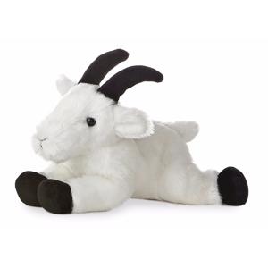 Aurora Pluche geit - knuffel geit - 20 cm - boerderij knuffel geit