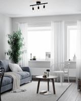 Mat zwarte plafondlamp met 3 verstelbare E27 fittingen By Rydens Row