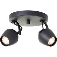 Brilliant G06724/86 Deckenleuchte 20cm Plafondlamp GU10 Zwart