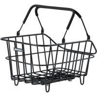 Basil Fietsmand cento alu met mik bevestiging 14 liter 39 x 24 x 15 - zwart
