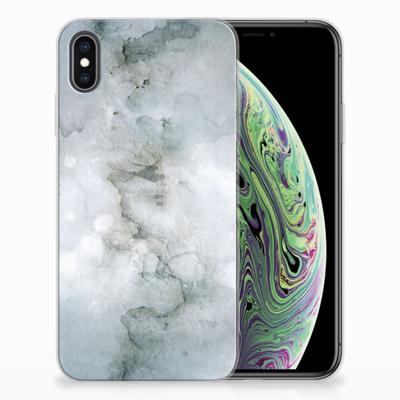 Smartphone hoesje Apple iPhone Xs Max Painting Grey