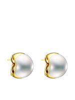 TASAKI boucles d'oreilles Collection Line Liquid Sculpture en or 18ct