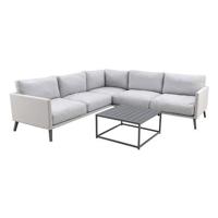 VDG New York Sunbrella loungeset grijs - antraciet