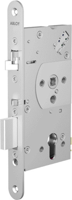 ABLOY EL560 Veiligheidspaniekdeurslot | enkelzijdig krukgestuurd | zelfvergrendelend | SKG** | DM100mm | PC72mm | voorplaat RVS 24x235mm afgerond |