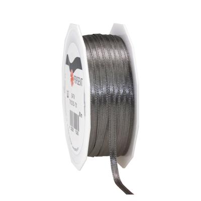 Cadeaulint Satijn - 0.3 cm x 50 meter - Donkergrijs - cadeaus inpakken - sierlint Cadeaulint Satijn - 0.3 cm x 50 meter - Donkergrijs - cadeaus inpakken - sierlint
