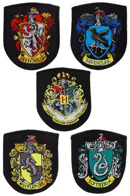 Harry Potter Patches 5 Stuks van de Wapens van de Huizen