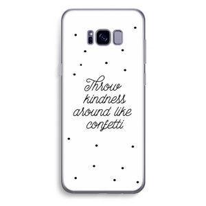 Confetti: Samsung Galaxy S8 Plus Transparant Hoesje