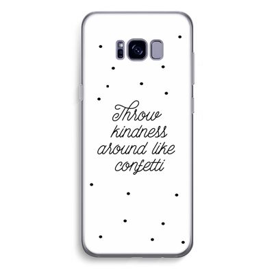 Confetti: Samsung Galaxy S8 Plus Transparant Hoesje