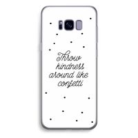Confetti: Samsung Galaxy S8 Plus Transparant Hoesje Confetti: Samsung Galaxy S8 Plus Transparant Hoesje