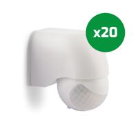 LED-bewegingsmelder muur opbouw buiten wit