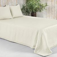 Dommelin Dommelin Sprei Chicago Satijn 300TC Ecru 260x280 cm Dommelin Dommelin Sprei Chicago Satijn 300TC Ecru 260x280 cm