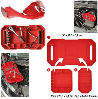 KS TOOLS Tool tray set silicone 3 pieces.