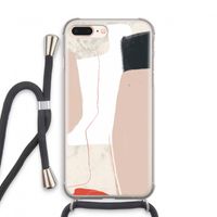 Lava: iPhone 8 Plus Transparant Hoesje met koord Lava: iPhone 8 Plus Transparant Hoesje met koord
