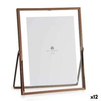 Fotolijsten Gift Decor MS61015-C-C MS61015-C-C Koper Metaal Glas Plastic (12 Stuks)