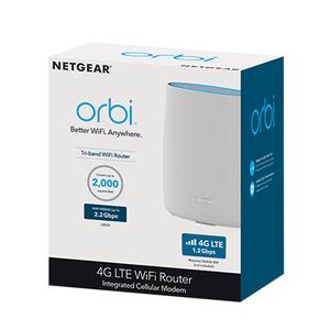 Netgear Orbi 4G LTE Tri-band WiFi Router AC2200 wlan lte router nano-SIM | Mifi | zonder accu