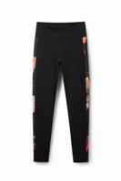 Slim fit legging met mineralen - BLACK - XS - thumbnail