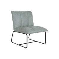 Leunstoel Home ESPRIT Zwart Groen Metaal 66 x 71 x 77 cm