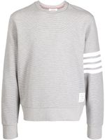 Thom Browne sweat à 4 bandes signature - Gris