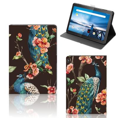 Lenovo Tablet M10 Flip Case Pauw met Bloemen Lenovo Tablet M10 Flip Case Pauw met Bloemen