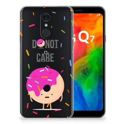 LG Q7 | Siliconen Case | Donut Roze