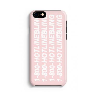 Hotline bling pink: Volledig geprint iPhone SE 2020 Hoesje