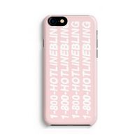 Hotline bling pink: Volledig geprint iPhone SE 2020 Hoesje