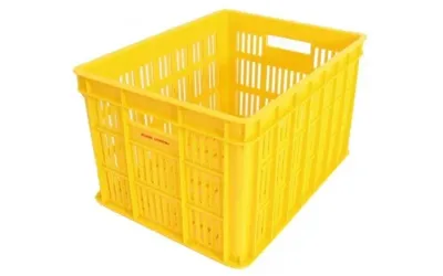 Fietskrat Edge Urban Crate - Medium - Geel
