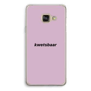 kwetsbaar: Samsung Galaxy A3 (2016) Transparant Hoesje