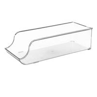 Koelkast/keuken organizer bak - transparant - kunststof - L34,5 x H10