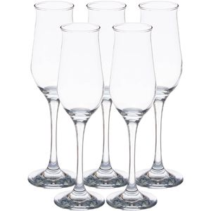 Pasabahce Prosecco/Champagneglazen - glas - set 12x stuks - 190 ml - Champagneglazen