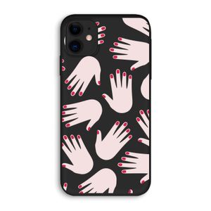Hands pink: iPhone 11 Biologisch afbreekbaar hoesje