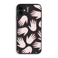Hands pink: iPhone 11 Biologisch afbreekbaar hoesje