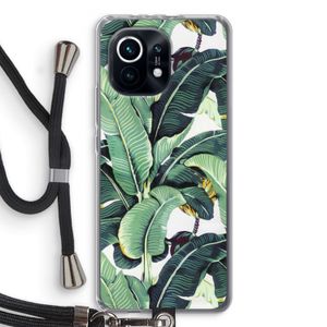 Bananenbladeren: Xiaomi Mi 11 Transparant Hoesje met koord
