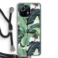 Bananenbladeren: Xiaomi Mi 11 Transparant Hoesje met koord