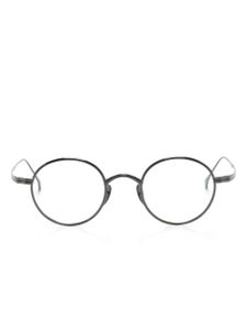 Kame Mannen lunettes de vue à monture ronde - Noir