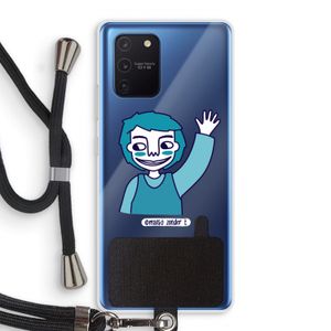 Zwaai: Samsung Galaxy Note 10 Lite Transparant Hoesje met koord