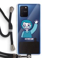 Zwaai: Samsung Galaxy Note 10 Lite Transparant Hoesje met koord