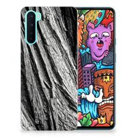 Bumper Hoesje OnePlus Nord Boomschors Grijs