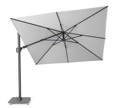 Zweefparasol Challenger Zijwaarts Kantelbaar (T2) 3x3 meter wit zonwering - Platinum