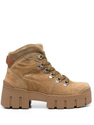 ISABEL MARANT bottes Mealie en daim - Vert