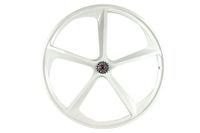Navigate Five Spoke Fixed Gear Achterwiel - Wit Navigate Five Spoke Fixed Gear Achterwiel - Wit